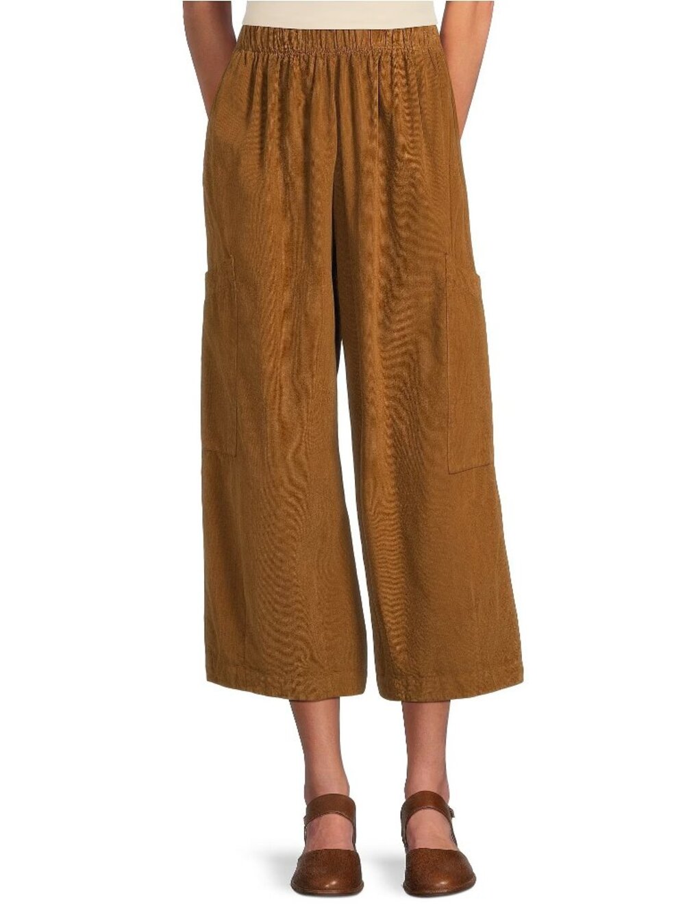 Bryn Walker Pasha Pant XXS Pinecone Corduroy Wide Leg Crop